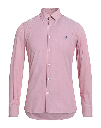 BROOKSFIELD Striped shirt Red 100% Cotton