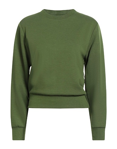 PATRIZIA PEPE Sweatshirt Green 75% Polyester, 25% Cotton