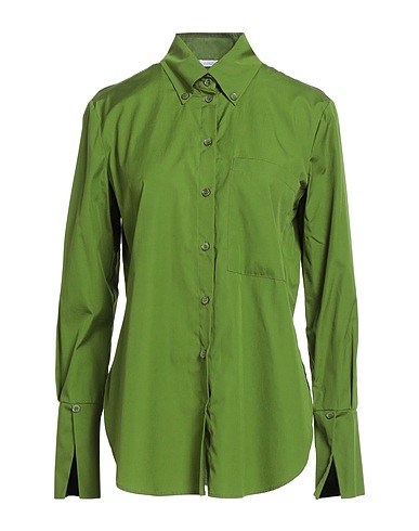 PATRIZIA PEPE Solid colour shirts & blouses Green 100% Cotton