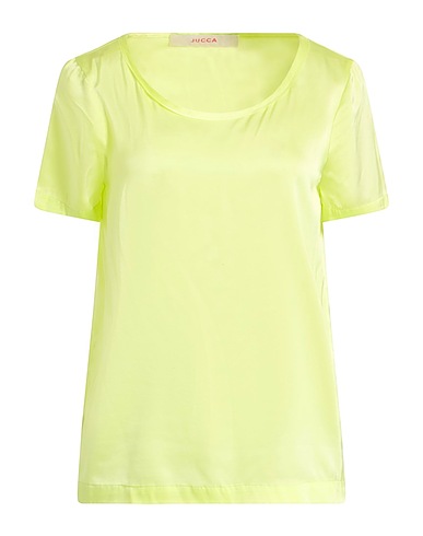 JUCCA Top Lime green 94% Silk, 6% Elastane