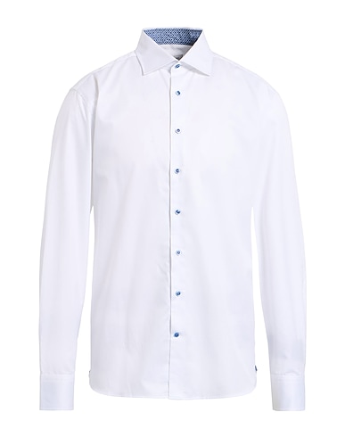 STENSTRÖMS Solid colour shirt White 100% Cotton