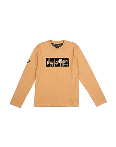REFRIGIWEAR T-shirt Camel 100% Cotton