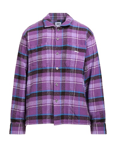 OBEY Patterned shirt Purple 100% Cotton