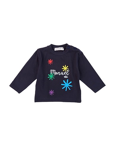 MANUEL RITZ Tシャツ ミッドナイトブルー コットン 92% / ポリウレタン 8%