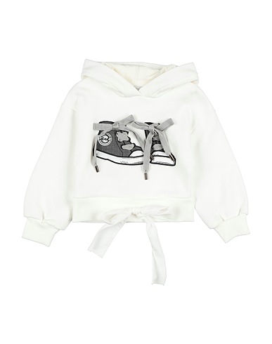U+É Hooded track jacket  White 100% Cotton