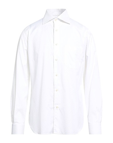 CORNELIANI Solid colour shirt White 100% Cotton
