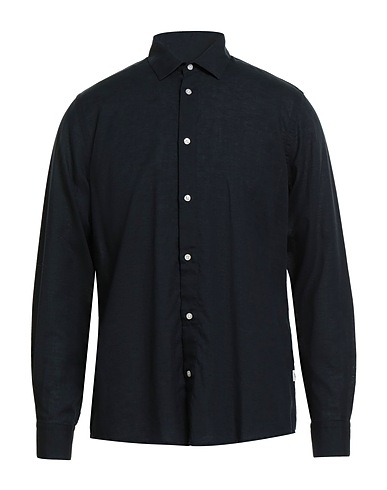 LIU •JO MAN Solid colour shirt 57% Lyocell, 22% Linen, 21% Cotton