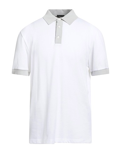 BRIONI Polo shirt White 100% Cotton