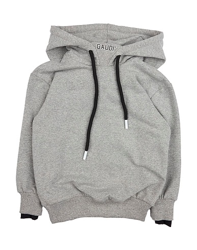 GAUDÌ Sweatshirt Light grey 95% Cotton, 5% Elastane