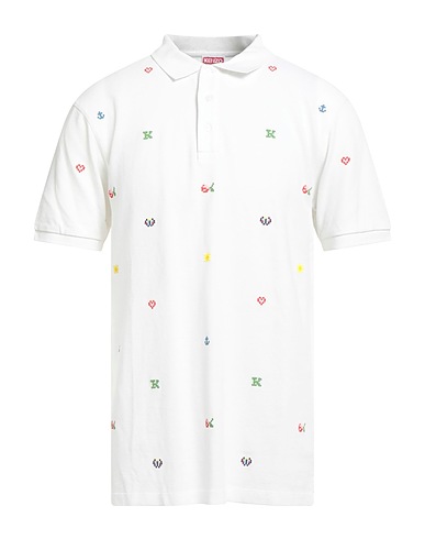 KENZO Poloshirt Weiß 100% Baumwolle