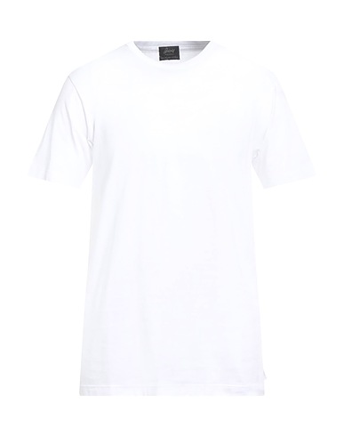 BRIONI Basic T-Shirt White 100% Sea island cotton