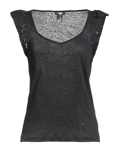 PAIGE Top Black 100% Linen, Cotton