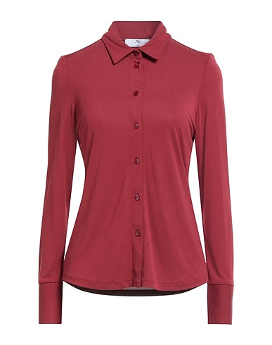 ANNA SERAVALLI Solid colour shirts & blouses Burgundy 67% Modal, 33% Polyester