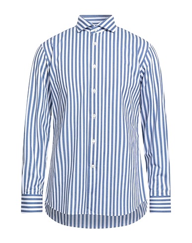 TRAIANO Striped shirt Blue 42% Polyester, 42% Polyamide, 16% Elastane
