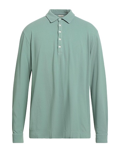 MASSIMO ALBA Polo shirt Sage green 100% Cotton