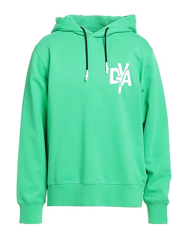 DUVETICA Hooded track jacket  Green 100% Cotton