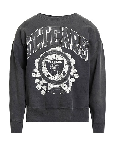 SAINT MICHAEL x DENIM TEARS Sweatshirt Charcoal 100% Cotton