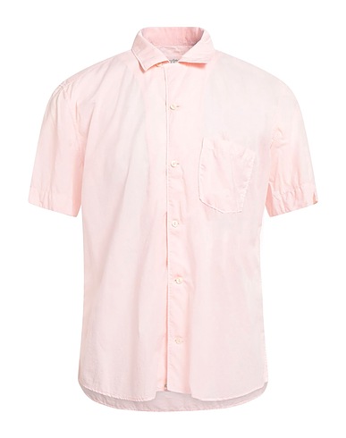 TINTORIA MATTEI 954 Solid color shirt Light pink 100% Cotton