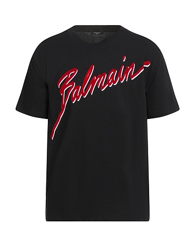 BALMAIN T-shirt Black 100% Cotton