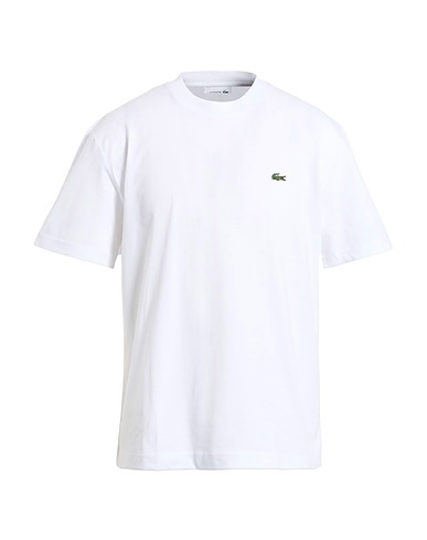 LACOSTE Basic T-shirt White 100% Cotton