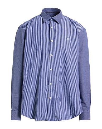 HARMONT & BLAINE Striped shirt JEANS Blue 100% Cotton
