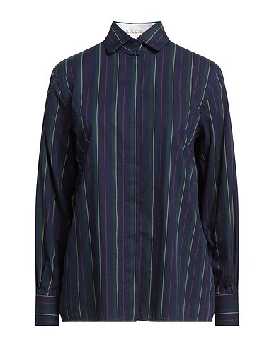 LE SARTE PETTEGOLE Striped shirt Midnight blue 100% Cotton
