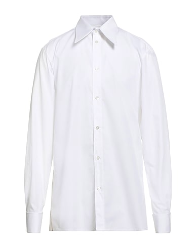 MAISON MARGIELA Solid colour shirt White 100% Cotton