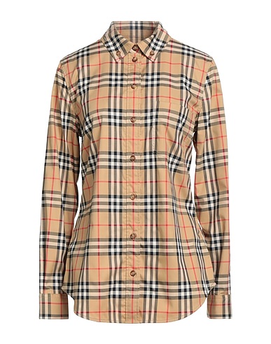 BURBERRY Chemises et chemisiers fantaisie Sable 95% Coton, 5% Élasthanne, Polyester