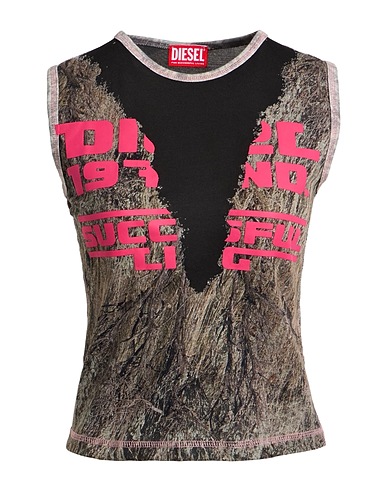 DIESEL T-shirt Black 58% Cotton, 42% Polyester