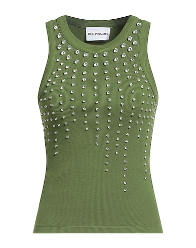 DES_PHEMMES Top 98% Cotton, 2% Elastane, Glass, Metal, Polyester