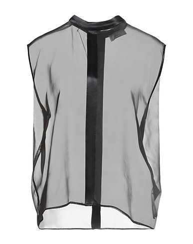 JIJIL Top Nero 100% Poliestere, Viscosa