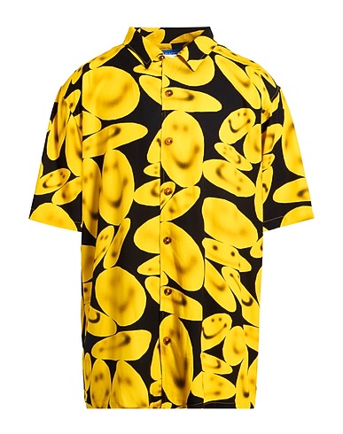 MARKET Patterned shirt Yellow 100% Rayon