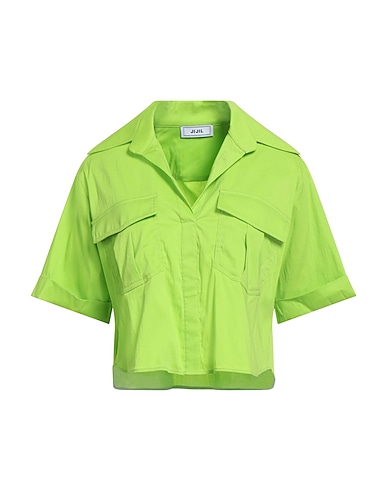 JIJIL Top Verde chiaro 79% Cotone, 18% Poliammide, 3% Elastan