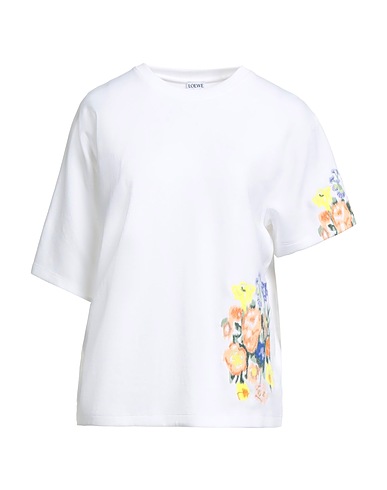 LOEWE T-shirt White 80% Cotton, 20% Polyamide, Polyester, Bioceramic fibre
