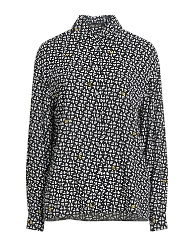 GAUDÌ Patterned shirts & blouses Black 100% Viscose
