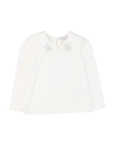 MONNALISA T-shirt White 93% Cotton, 7% Elastane