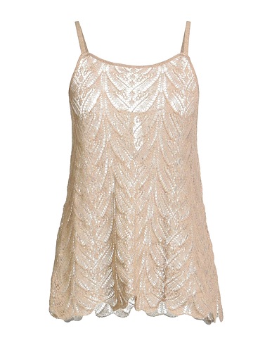 VIVIS Top Tortora 40% Nylon, 30% Lana di alpaca, 30% Lana