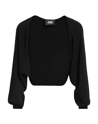 ALPHA STUDIO Boléro Noir 72% Viscose, 28% Polyester