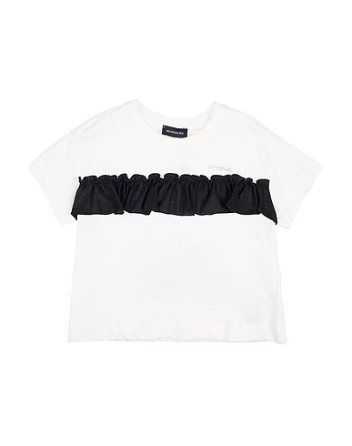 MONNALISA T-shirt White 100% Cotton