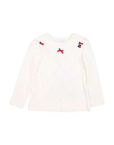 MONNALISA T-shirt White 93% Cotton, 7% Elastane