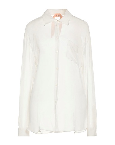 N°21 Silk shirts & blouses Cream 100% Silk