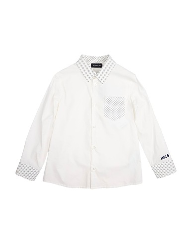MONNALISA Patterned shirt White 100% Cotton