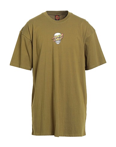 SANTA CRUZ T-shirt Military green 100% Cotton