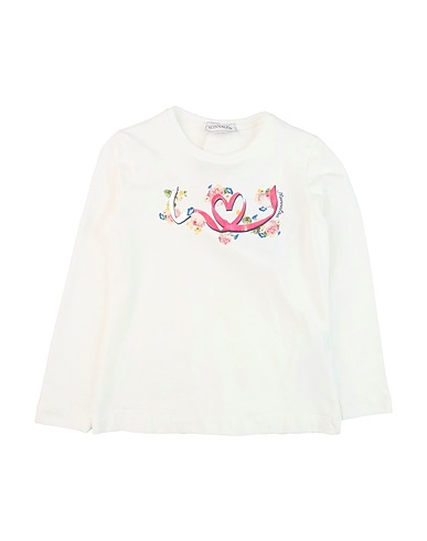 MONNALISA T-shirt White 93% Cotton, 7% Elastane