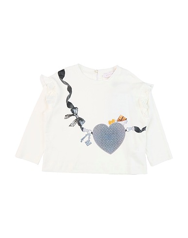 MONNALISA T-shirt Off white 100% Cotton