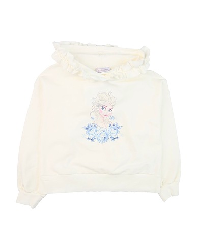 MONNALISA Sweatshirt DISNEY X MONNALISA OFF WHITE 95% Cotton, 5% Elastane