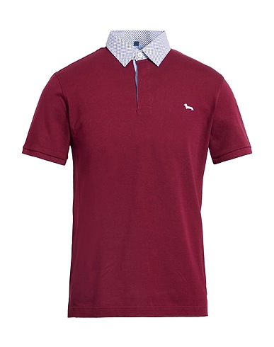 HARMONT & BLAINE Polo shirt Burgundy 100% Cotton