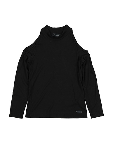 MONNALISA T-Shirt Schwarz 95% Baumwolle, 5% Elastan