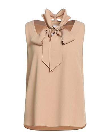 MOSCHINO Top COUTURE Sabbia 70% Acetato, 30% Viscosa