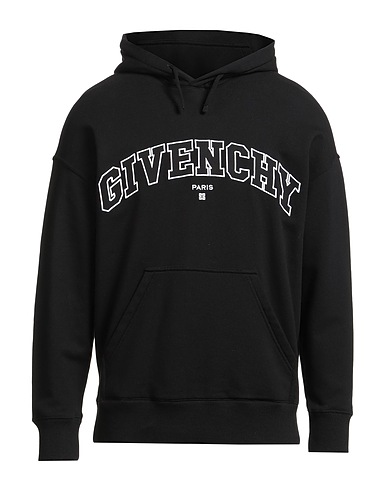 GIVENCHY Hooded track jacket  Black 100% Cotton